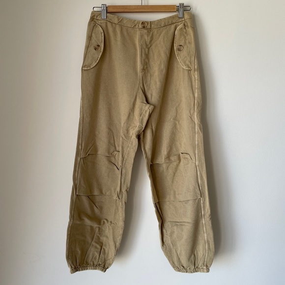 NEW Free People FP One Arlet Parachute Pants In Bay Bottom - Picture 9 of 14